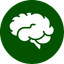 Mental health brain icon representing programs