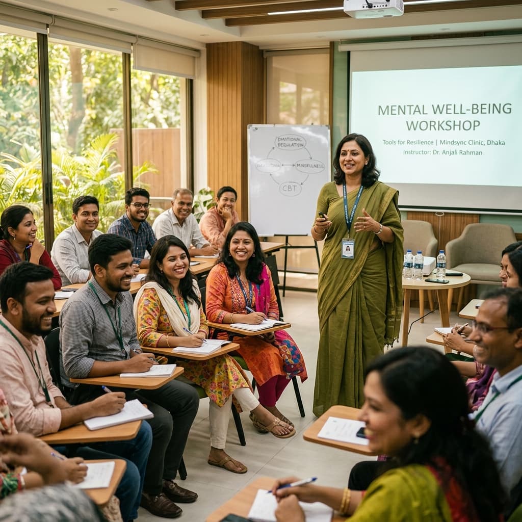 Mental health awareness training camp workshop by CMHCB